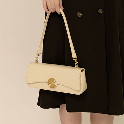 NEW REAL COWHELD SHOULDER BAG Vợ sườn túi cao cấp tay cầm túi xách túi da bò túi dưới cánh tay