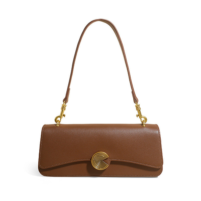 NEW REAL COWHELD SHOULDER BAG Vợ sườn túi cao cấp tay cầm túi xách túi da bò túi dưới cánh tay
