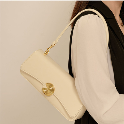 NEW REAL COWHELD SHOULDER BAG Vợ sườn túi cao cấp tay cầm túi xách túi da bò túi dưới cánh tay