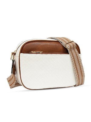 HOT QUILTED embroidery CHECK COLOR MATCHING VINTAGE SHOULDER BAG ZIPPER STRAP CROSSBODY BAG BORSE BORSE BORSE BORSE BORSE BORSE BORSE BORSE BORSE BORSE