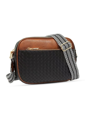 HOT QUILTED embroidery CHECK COLOR MATCHING VINTAGE SHOULDER BAG ZIPPER STRAP CROSSBODY BAG BORSE BORSE BORSE BORSE BORSE BORSE BORSE BORSE BORSE BORSE