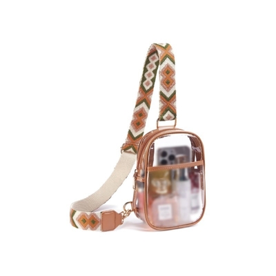Túi ngực TPU TRANSPARENT ANTI-SPLASH,LULU TRANSPARENT BAG LULU CROSSBODY SHOULDER BAG
