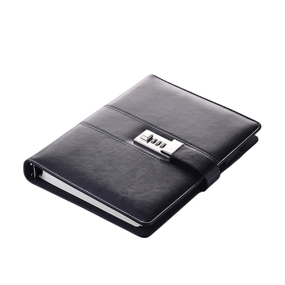 A5 CODE BOOK sổ ghi chép với khóa sổ cái sổ cái thẻ thẻ thẻ mã sách giấy lá lỏng nhật ký bí mật