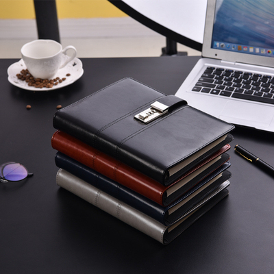 A5 CODE BOOK sổ ghi chép với khóa sổ cái sổ cái thẻ thẻ thẻ mã sách giấy lá lỏng nhật ký bí mật