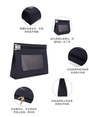BANK WITHRAWAL BAG OXFORD CLOTH BANK BILL BAG BILL BILL CASH EXCHANGE BAG TYPE A LOCKHEAD BANK VOUCHER BAG (bản chứng nhận ngân hàng)