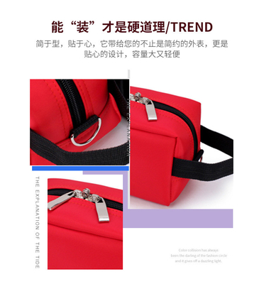 THINKENED CANVAS SEAL BAG MULTI-FUNCTIONAL FINANCE BANK SEAL BAG BILL PORTABLE ZIPPER BAG NETWORK CERTIFICATE BAG (Bài giấy tờ có thể mang theo)