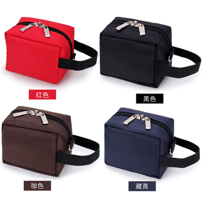THINKENED CANVAS SEAL BAG MULTI-FUNCTIONAL FINANCE BANK SEAL BAG BILL PORTABLE ZIPPER BAG NETWORK CERTIFICATE BAG (Bài giấy tờ có thể mang theo)
