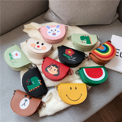2024 FASHION NEW GIRL BABY FASHION SHOULDER CROSSBODY BAG CARTOON BAG CHANGE PRINCESS SHAK nhỏ