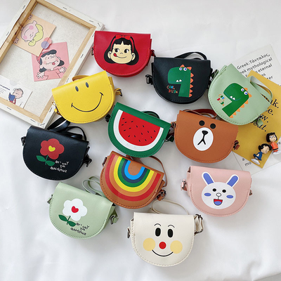 2024 FASHION NEW GIRL BABY FASHION SHOULDER CROSSBODY BAG CARTOON BAG CHANGE PRINCESS SHAK nhỏ