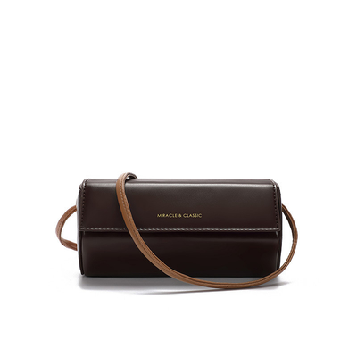 2024 NEW SIMPLE FASHION SIZE BAG NETWORK RED EVERYTHING SINGLE SHOULDER CROSSBODY FEMALE BAG FASHION NICHE CYLINDER BAG SIZE SIZE SIZE SIZE