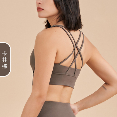 Đồ giày dưới chống sốc chống sốc đẩy lên yoga thể thao BRA áo khoác thể dục