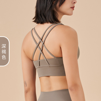 Đồ giày dưới chống sốc chống sốc đẩy lên yoga thể thao BRA áo khoác thể dục