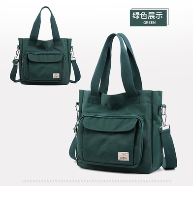 2024 NEW ATMOSPHERIC MOMMY BAG Capacity LARGE SINGLE SHOULDER HAND CROSSBODY BAG NYLON FABRIC Casual Đàn bà