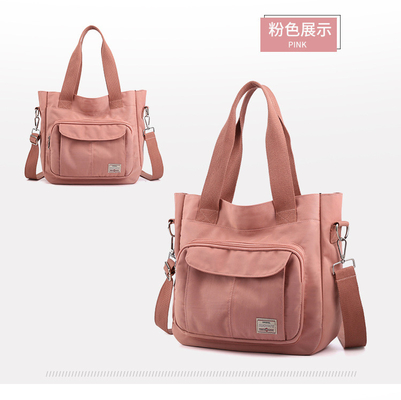 2024 NEW ATMOSPHERIC MOMMY BAG Capacity LARGE SINGLE SHOULDER HAND CROSSBODY BAG NYLON FABRIC Casual Đàn bà