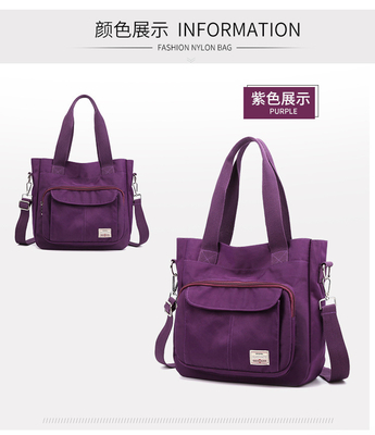 2024 NEW ATMOSPHERIC MOMMY BAG Capacity LARGE SINGLE SHOULDER HAND CROSSBODY BAG NYLON FABRIC Casual Đàn bà