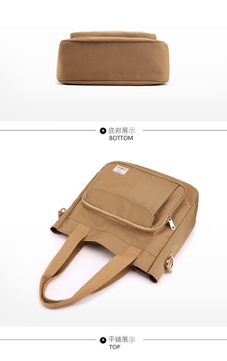 2024 NEW ATMOSPHERIC MOMMY BAG Capacity LARGE SINGLE SHOULDER HAND CROSSBODY BAG NYLON FABRIC Casual Đàn bà