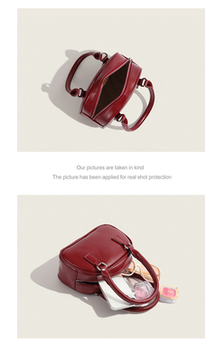 NEW FASHION HANDBAG KOREAN RETRO PU BÁC BÁC BÁC BÁC BÁC BÁC BÁC BOWLING Đàn bà