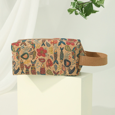 VINTAGE TRUE WOOD PRINT CORK MONEY BORSE BORSE BORK PRINT MONEY BAG KEY SMALL SQUARE BAG NOSTALGIA BAG (tạm dịch: Bức tranh bằng gỗ)