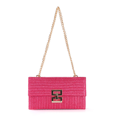 NEW HOLIDAY WIND MULTI-LAYER CHAIN CLAMSHELL LOCK STRAW BAG BACK BACK BACK BACK BACK BACK BACK BACK BACK BACK BACK BACK BACK BACK BACK