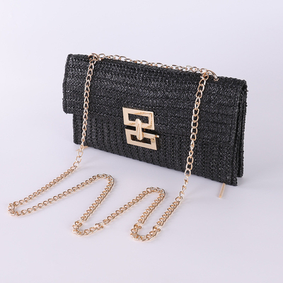 NEW HOLIDAY WIND MULTI-LAYER CHAIN CLAMSHELL LOCK STRAW BAG BACK BACK BACK BACK BACK BACK BACK BACK BACK BACK BACK BACK BACK BACK BACK