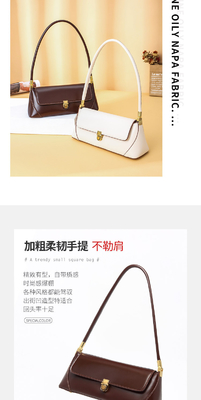 2024 NEW TRENDY RETRO HANDBAG FASHION SHOULDER BAG BAGUETTE BAG BAG nữ