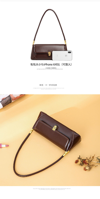 2024 NEW TRENDY RETRO HANDBAG FASHION SHOULDER BAG BAGUETTE BAG BAG nữ