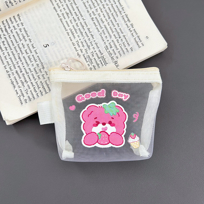 CARTOON NET MONEY PURSE CUTE CHANGE CÁCH CÁCH CÁCH TRANSPARENT CARD PORTABLE POCKET RED ENVOLOPE Mini CÁCH CÁCH CÁCH
