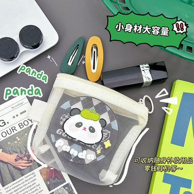 CARTOON NET MONEY PURSE CUTE CHANGE CÁCH CÁCH CÁCH TRANSPARENT CARD PORTABLE POCKET RED ENVOLOPE Mini CÁCH CÁCH CÁCH