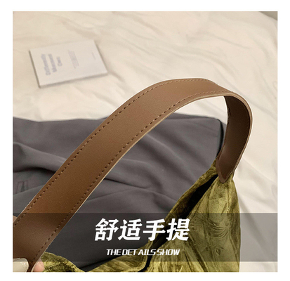 Phong cách mới của Trung Quốc có dung lượng lớn túi nách xu hướng mới thời trang cổ đại túi vai nữ thiểu số đi lại túi Tote
