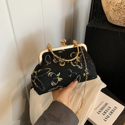 NEW CHINESE STYLE CHEONGSAM DINNER BAG FOR WOMEN 2024 PRINCE/SUMMER NEW HANDBAG SENIOR CHAIN CROSSBODY BAG Những chiếc túi xách mới dành cho phụ nữ