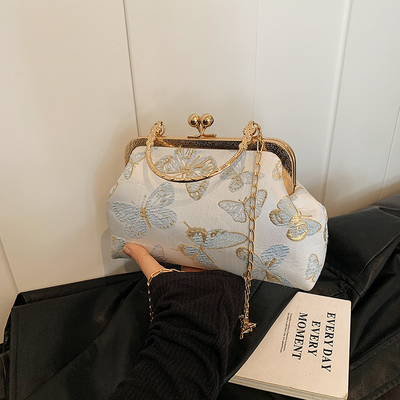 NEW CHINESE STYLE CHEONGSAM DINNER BAG FOR WOMEN 2024 PRINCE/SUMMER NEW HANDBAG SENIOR CHAIN CROSSBODY BAG Những chiếc túi xách mới dành cho phụ nữ