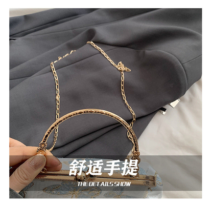 NEW CHINESE STYLE CHEONGSAM DINNER BAG FOR WOMEN 2024 PRINCE/SUMMER NEW HANDBAG SENIOR CHAIN CROSSBODY BAG Những chiếc túi xách mới dành cho phụ nữ