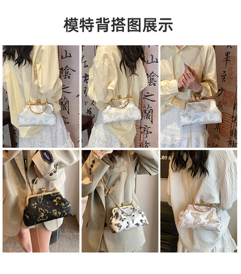 NEW CHINESE STYLE CHEONGSAM DINNER BAG FOR WOMEN 2024 PRINCE/SUMMER NEW HANDBAG SENIOR CHAIN CROSSBODY BAG Những chiếc túi xách mới dành cho phụ nữ
