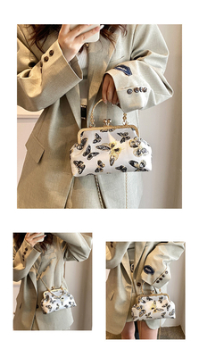 NEW CHINESE STYLE CHEONGSAM DINNER BAG FOR WOMEN 2024 PRINCE/SUMMER NEW HANDBAG SENIOR CHAIN CROSSBODY BAG Những chiếc túi xách mới dành cho phụ nữ