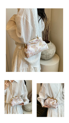 NEW CHINESE STYLE CHEONGSAM DINNER BAG FOR WOMEN 2024 PRINCE/SUMMER NEW HANDBAG SENIOR CHAIN CROSSBODY BAG Những chiếc túi xách mới dành cho phụ nữ