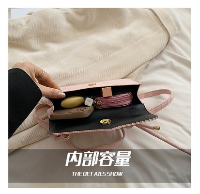 HANDBAG cao cấp Đàn bà TREND NEW FASHION NICHE DESIGN HAND BILL OF LOADING SHOULDER BAG Tất cả các kết cấu