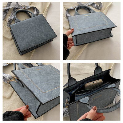 VINTAGE CHIC TEXTURED LETTER TOTE BAG BAG VINHA 2024 NEW LARGE CAPITY FASHION HANDBAG CÔNG BÁO BÁO BÁO BÁO