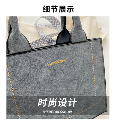 VINTAGE CHIC TEXTURED LETTER TOTE BAG BAG VINHA 2024 NEW LARGE CAPITY FASHION HANDBAG CÔNG BÁO BÁO BÁO BÁO