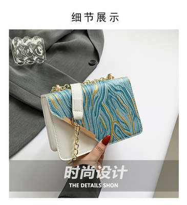 túi nữ thời trang mới túi vuông nhỏ bán buôn nhị phân đơn giản retro quicksand tất cả mọi thứ đơn vai crossbody cha
