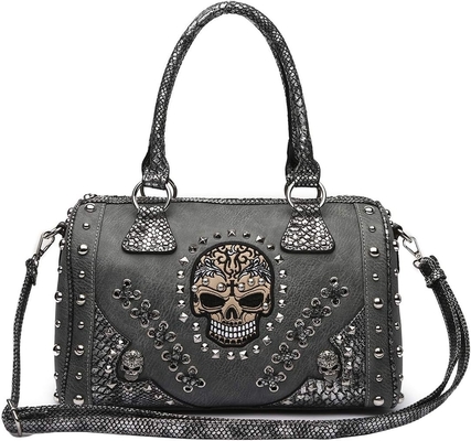 Sugar Skull Day of the Dead Punk Art Purse Thắt lưng cắt rời Đàn bà