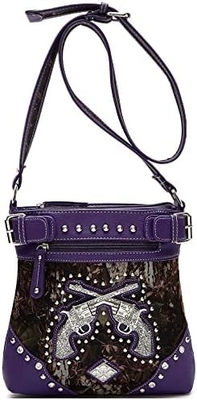 Phù hình Đá râm Đá rồng Đá rắn Đeo súng Cổ tay Western Crossbody Cowgirl Country Thẻ đệm Đàn bà Một vai