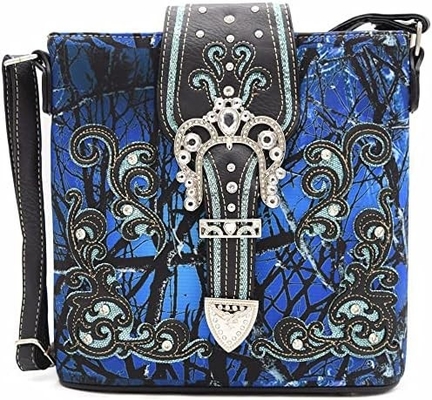 Phù hình Đá râm Đá rồng Đá rắn Đeo súng Cổ tay Western Crossbody Cowgirl Country Thẻ đệm Đàn bà Một vai