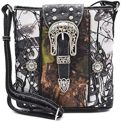 Phù hình Đá râm Đá rồng Đá rắn Đeo súng Cổ tay Western Crossbody Cowgirl Country Thẻ đệm Đàn bà Một vai
