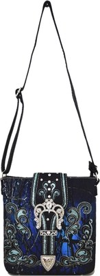 Phù hình Đá râm Đá rồng Đá rắn Đeo súng Cổ tay Western Crossbody Cowgirl Country Thẻ đệm Đàn bà Một vai