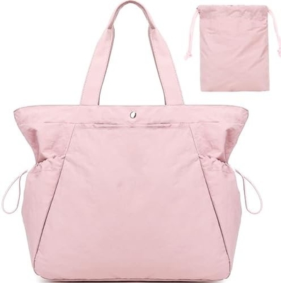 BTOOP TOTE BAG FOR WOMEN, FOLDABLE BEACH GYM BAGS, BACK-CINCH LIGHTWEIGHT SHOPPER SHOULDER BAG cho du lịch, công việc