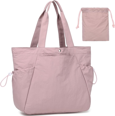 BTOOP TOTE BAG FOR WOMEN, FOLDABLE BEACH GYM BAGS, BACK-CINCH LIGHTWEIGHT SHOPPER SHOULDER BAG cho du lịch, công việc