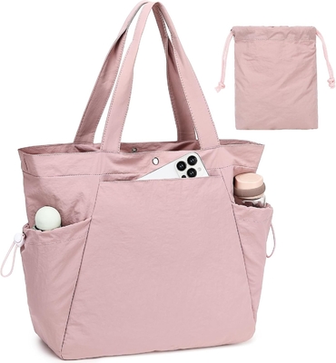 BTOOP TOTE BAG FOR WOMEN, FOLDABLE BEACH GYM BAGS, BACK-CINCH LIGHTWEIGHT SHOPPER SHOULDER BAG cho du lịch, công việc