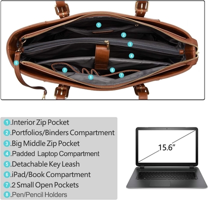 LOVEVOOK LAPTOP BAG cho phụ nữ, BAG máy tính da cấu trúc, túi xách công việc chuyên nghiệp, KHÔNG KHÔNG KHÔNG KHÔNG KHÔNG KHÔNG KHÔNG KHÔNG KHÔNG KHÔNG KHÔNG KHÔNG