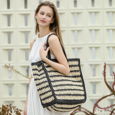 HERALD HANDMADE LARGE STRAW TOTE HANDBAG FOR WOMEN, SUMMER BEACH WEAVING CHIC Woven SHOULDER BORSE túi xách để đi du lịch