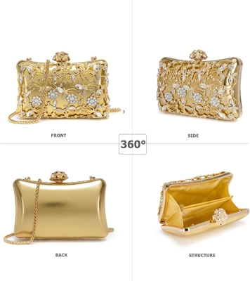 Chiếc túi xách đêm túi xách cho phụ nữ rhinestones túi xách Party rực rỡ vai túi xách cưới với chuỗi